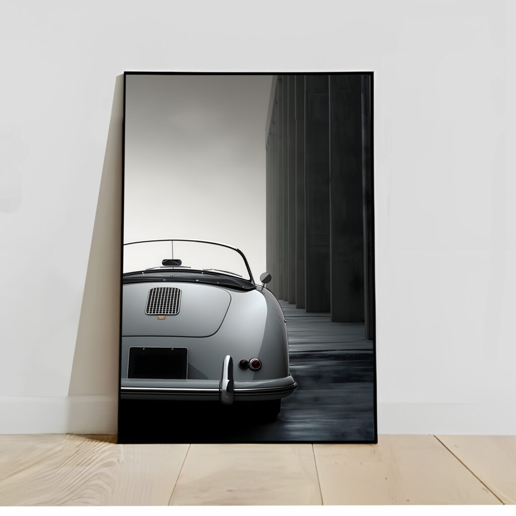 classic 356 B&W detail rear