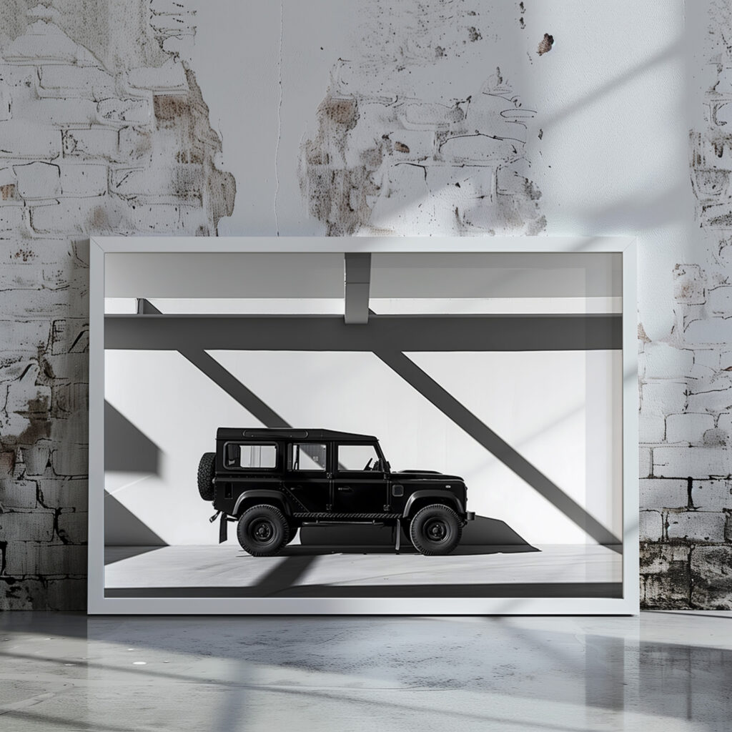 Defender 110 Black and White